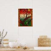 Vincent van Gogh - Bloeiende pruimenboom Poster (Keuken)