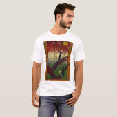Vincent van Gogh - Bloeiende pruimenboom T-shirt (Voorkant volledig)