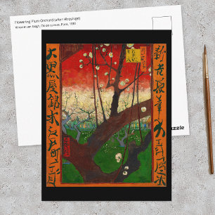 Vincent van Gogh - Bloeiende pruimenboomgaard Briefkaart