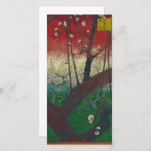 Vincent Van Gogh - Bloeiende pruimenboomgaard Feestdagenkaart (Voorkant / Achterkant)