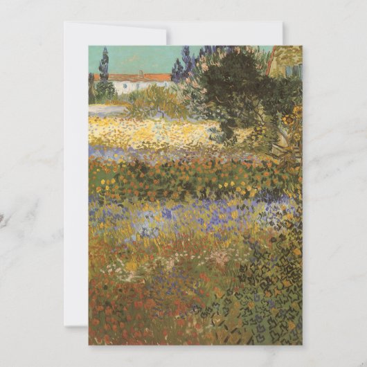 Vincent van Gogh - Bloeiende tuin (Voorkant)