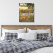 Vincent van Gogh - Bloeiende tuin Canvas Afdruk (Insitu (Slaapkamer))