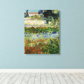 Vincent van Gogh - Bloeiende Tuin Canvas Afdruk (Insitu (Houten vloer))