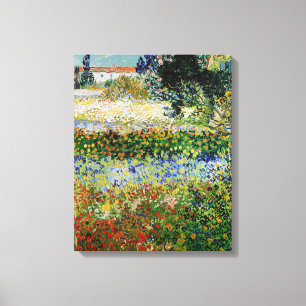 Vincent van Gogh - Bloeiende Tuin Canvas Afdruk
