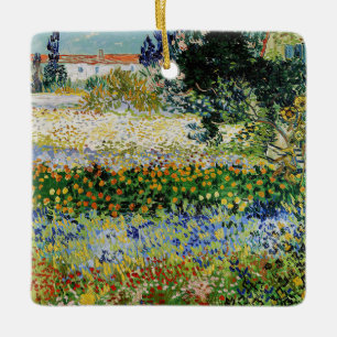 Vincent van Gogh - Bloeiende tuin Keramisch Ornament