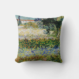 Vincent van Gogh - Bloeiende tuin Kussen