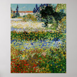 Vincent van Gogh - Bloeiende Tuin Poster