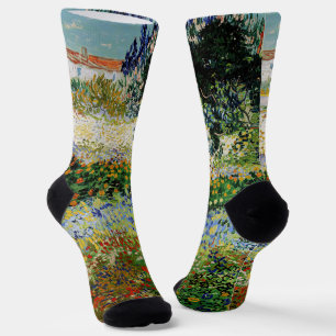 Vincent van Gogh - Bloeiende Tuin Sokken