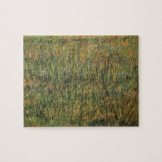 Vincent van Gogh - Bloeiende Weide Legpuzzel (Horizontaal)