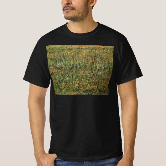 Vincent van Gogh - Bloeiende Weide T-shirt (Voorkant)