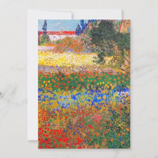 Vincent van Gogh Bloeituin Aankondiging (Voorkant)