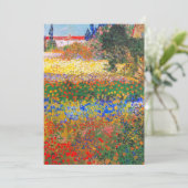 Vincent van Gogh Bloeituin Aankondiging (Staand voorkant)