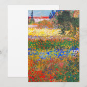 Vincent van Gogh Bloeituin Aankondiging (Voorkant / Achterkant)