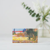 Vincent van Gogh Bloeituin Informatiekaartje (Staand voorkant)