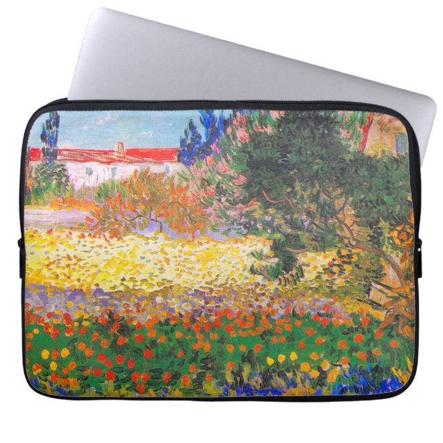 Vincent van Gogh Bloeituin Laptop Sleeve (Voorkant)