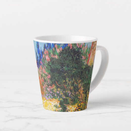 Vincent van Gogh Bloeituin Latte Mok (Rechterhoek)