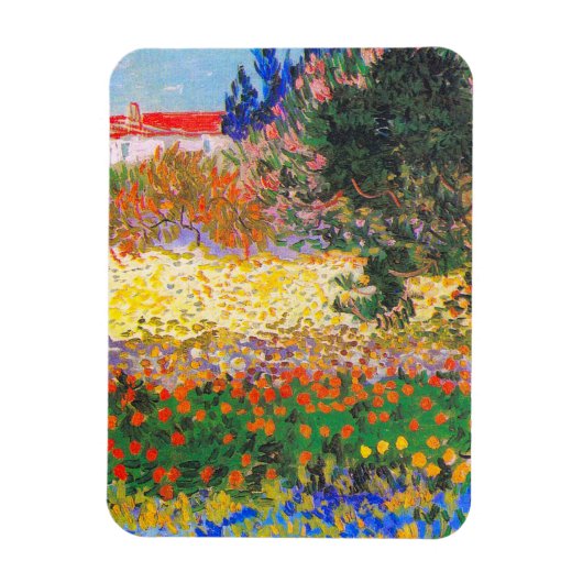Vincent van Gogh Bloeituin Magneet (Verticaal)