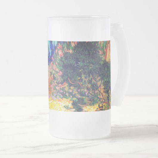 Vincent van Gogh Bloeituin Matglas Bierpul (Voorkant rechts)