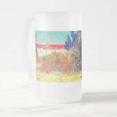 Vincent van Gogh Bloeituin Matglas Bierpul (Voorkant links)