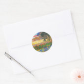 Vincent van Gogh Bloeituin Ronde Sticker (Envelop)