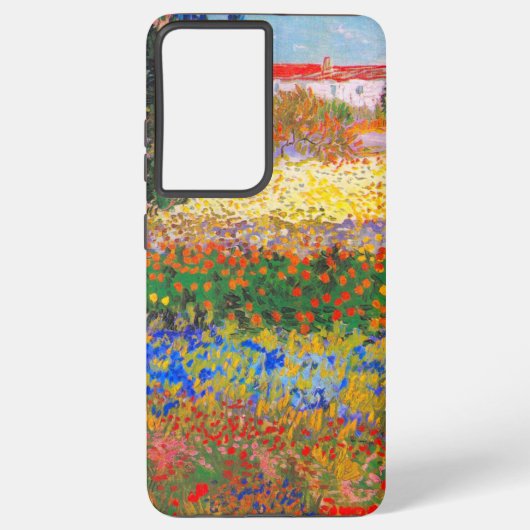 Vincent van Gogh Bloeituin Samsung Galaxy Hoesje (Achterkant)