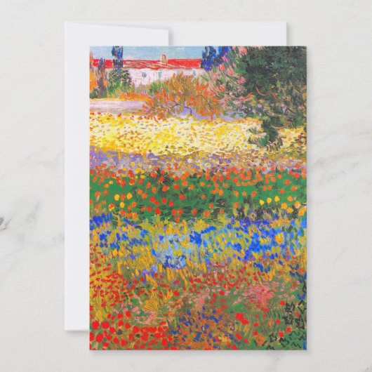Vincent van Gogh Bloeituin Save The Date (Voorkant)