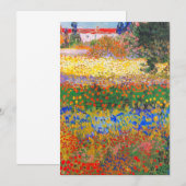 Vincent van Gogh Bloeituin Save The Date (Voorkant / Achterkant)