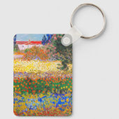 Vincent van Gogh Bloeituin Sleutelhanger (Achterkant)