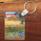 Vincent van Gogh Bloeituin Sleutelhanger (Achterkant)
