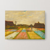 Vincent van Gogh Bloembedden in Nederland Button (Voorkant)