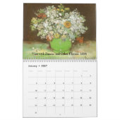 Vincent van Gogh Bloemen, Postimpressionisme Kunst Kalender (Jan 2027)