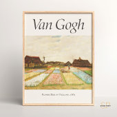 Vincent van Gogh Bloemenbedden in Holland Art Prin Poster