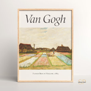 Vincent van Gogh Bloemenbedden in Holland Art Prin Poster