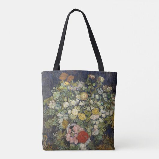  Vincent van Gogh Bloemenboeket Tote Bag (Achterkant)