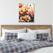 Vincent Van Gogh Bloementuin Schilderen Muurkunst Canvas Afdruk (Insitu (Slaapkamer))