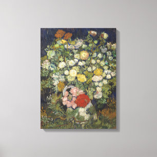 Vincent Van Gogh   Bloemkool in een Vase Canvas Afdruk
