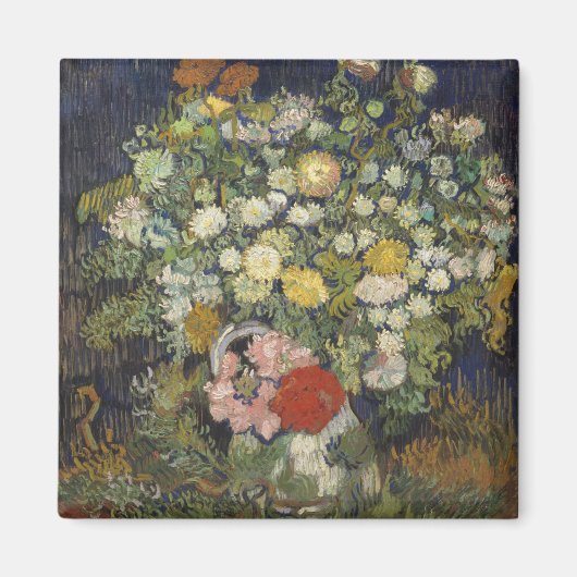 Vincent Van Gogh | Bloemkool in een Vase Magneet (Voorkant)