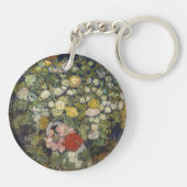Vincent Van Gogh | Bloemkool in een Vase Sleutelhanger (Achterkant)