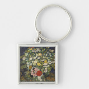 Vincent Van Gogh Bloemkool in een Vase Sleutelhanger