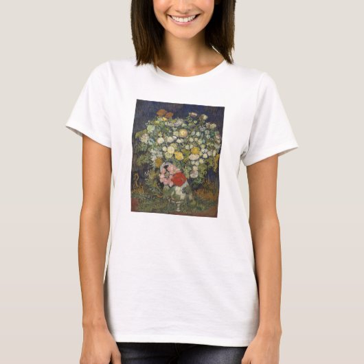 Vincent Van Gogh | Bloemkool in een Vase T-shirt (Voorkant)