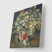 Vincent Van Gogh | Bloemkool in een Vase Vierkante Klok (Hoek)