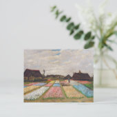 Vincent van Gogh - Bloemperken in Holland Briefkaart (Staand voorkant)