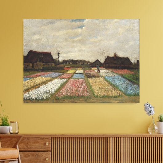 Vincent van Gogh - Bloemperken in Holland Canvas Afdruk (Insitu (Woonkamer))