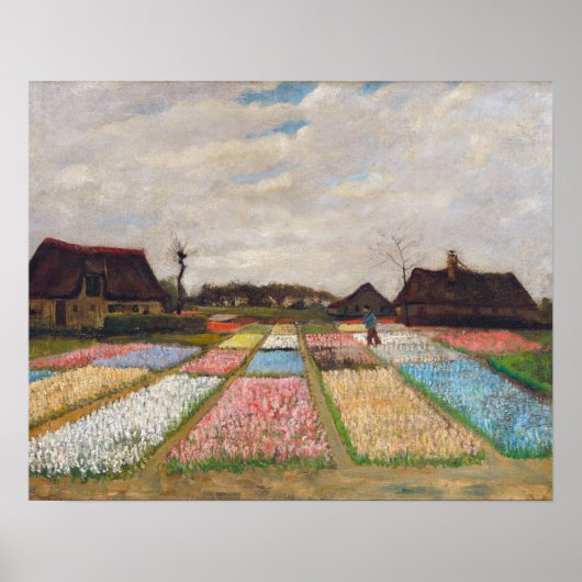 Vincent van Gogh - Bloemperken in Holland Poster (Voorkant)