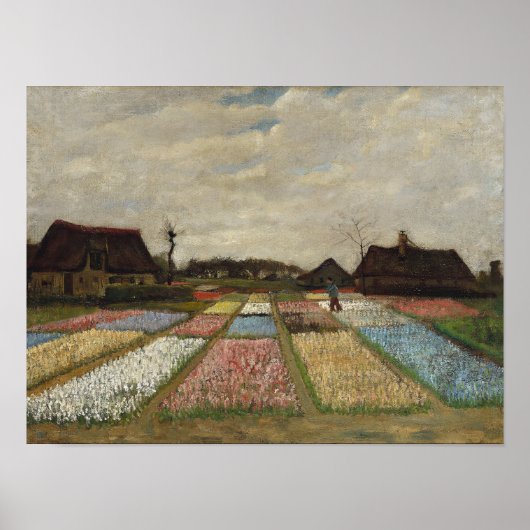 Vincent van Gogh - Bloemperken in Holland Poster (Voorkant)
