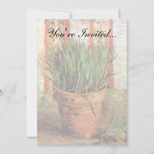 Vincent Van Gogh - Bloempot met bieslook Kaart (Voorkant)