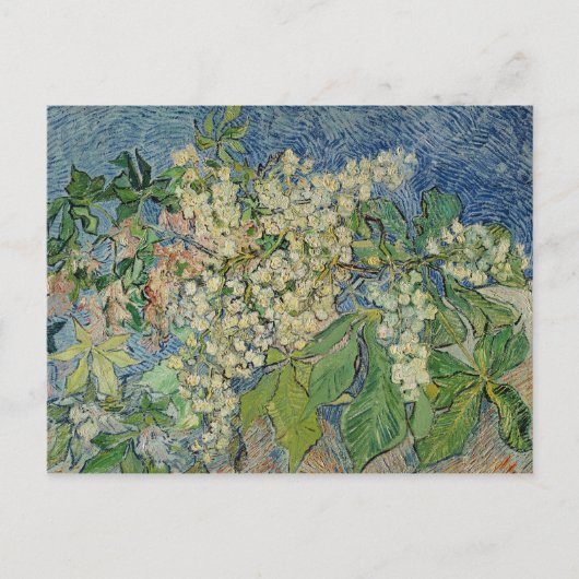 Vincent van Gogh | Blossombere kastanjetakken Briefkaart (Voorkant)