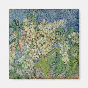 Vincent van Gogh   Blossombere kastanjetakken Magneet