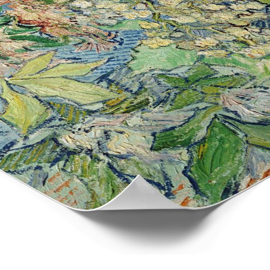 Vincent van Gogh | Blossombere kastanjetakken Poster (Hoek)