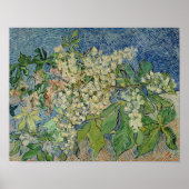Vincent van Gogh | Blossombere kastanjetakken Poster (Voorkant)